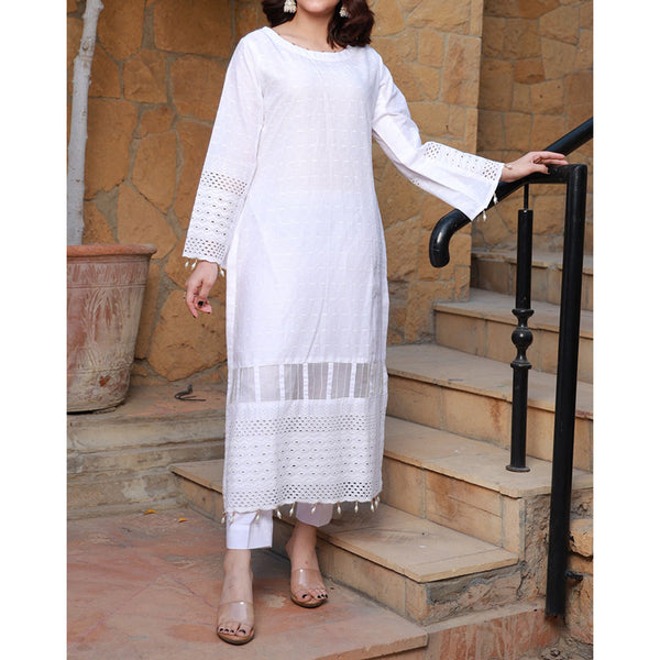 Eminent Cotton Lawn Schiffli & Chikankari Unstitched 2Pcs Suit - 3, Women, 3Pcs Shalwar Suit, Eminent, Chase Value