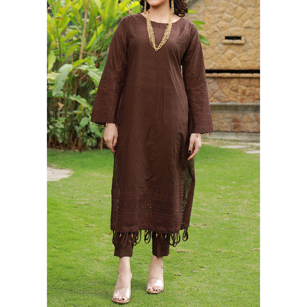 Eminent Cotton Lawn Schiffli & Chikankari Unstitched 2Pcs Suit - 1, Women, 3Pcs Shalwar Suit, Eminent, Chase Value