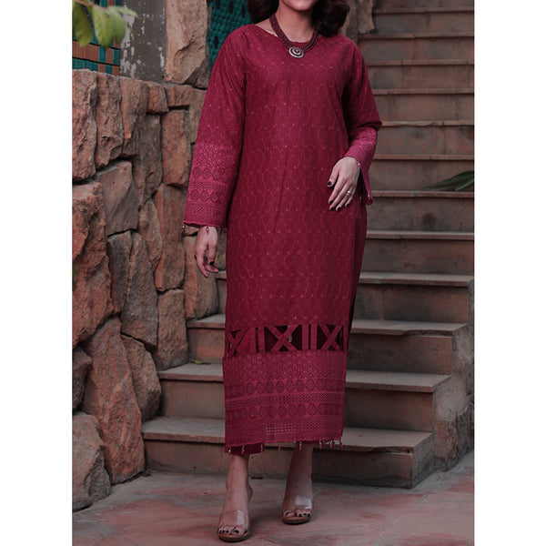Eminent Cotton Lawn Schiffli & Chikankari Unstitched 2Pcs Suit - 11, Women, 3Pcs Shalwar Suit, Eminent, Chase Value