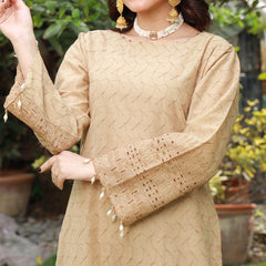 Eminent Cotton Lawn Schiffli & Chikankari Unstitched 2Pcs Suit - 8, Women, 3Pcs Shalwar Suit, Eminent, Chase Value