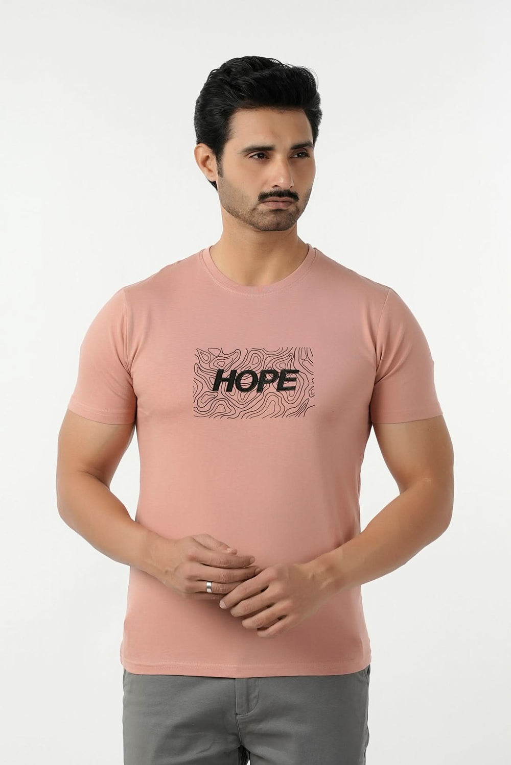 Eminent Men's Round Neck Half Sleeves Printed T-Shirt - Cork, Men's T-Shirts & Polos, Eminent, Chase Value