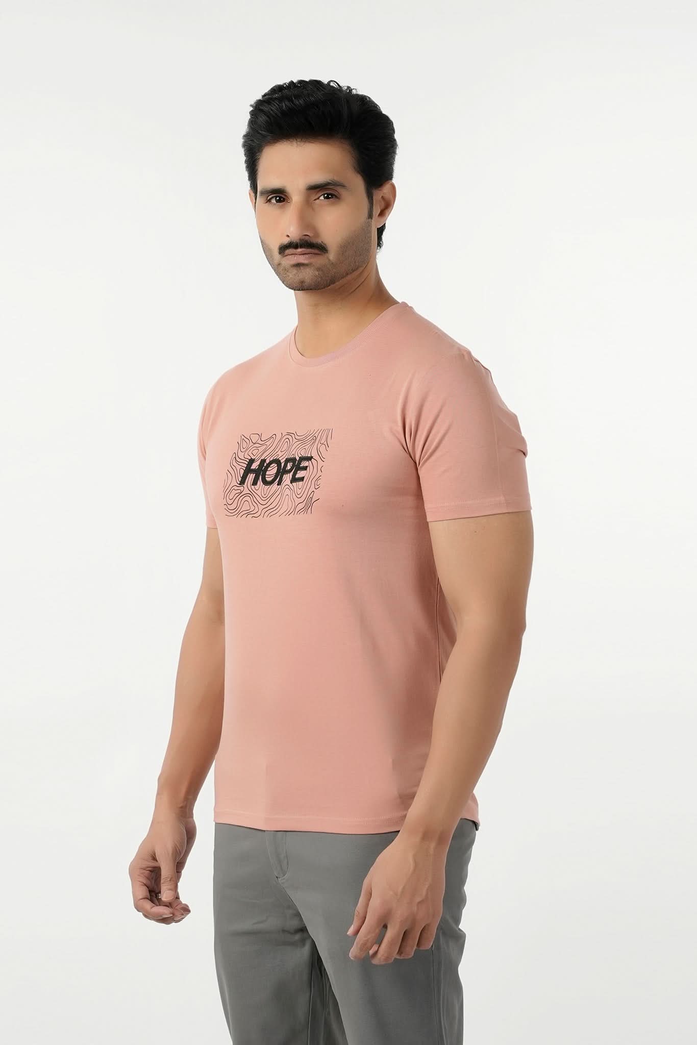 Eminent Men's Round Neck Half Sleeves Printed T-Shirt - Cork, Men's T-Shirts & Polos, Eminent, Chase Value