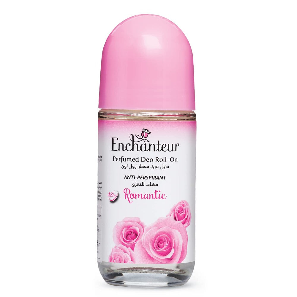 Enchanteur Romantic Roll On For Women - 50ml, Body Roll On & Sticks, Chase Value, Chase Value