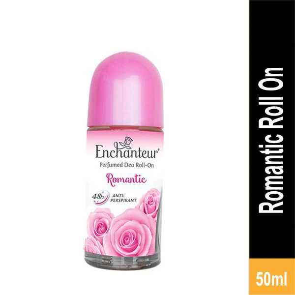 Enchanteur Romantic Roll On For Women - 50ml, Body Roll On & Sticks, Chase Value, Chase Value