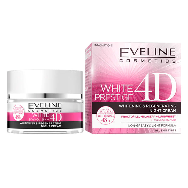 Eveline White Prestige 4D Whitening and Regenerating Night Cream, Creams & Lotions, Eveline, Chase Value