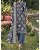 Zarineh Everyday Khaddar Printed Suit - 3 Pc