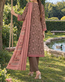 Zarineh Everyday Khaddar Printed Suit - 3 Pc