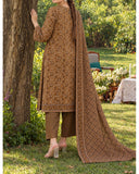 Zarineh Everyday Khaddar Printed Suit - 3 Pc