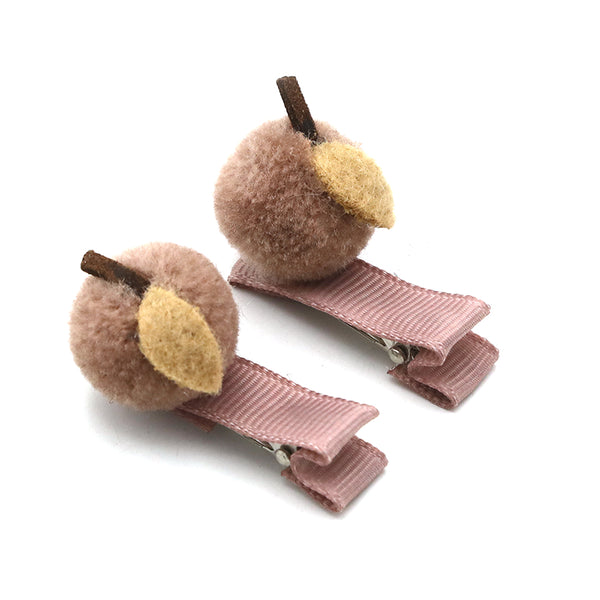 Girls Hair Pins 2 Pcs - Tea Pink