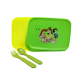 Slim Line Lunch Box – Sleek & Space-Saving Food Container

 - Green, Tiffin Boxes & Bottles, Chase Value, Chase Value