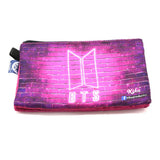 Pencil Pouch Three Zipper - Multi Color, Pencil Boxes & Stationery Sets, Chase Value, Chase Value