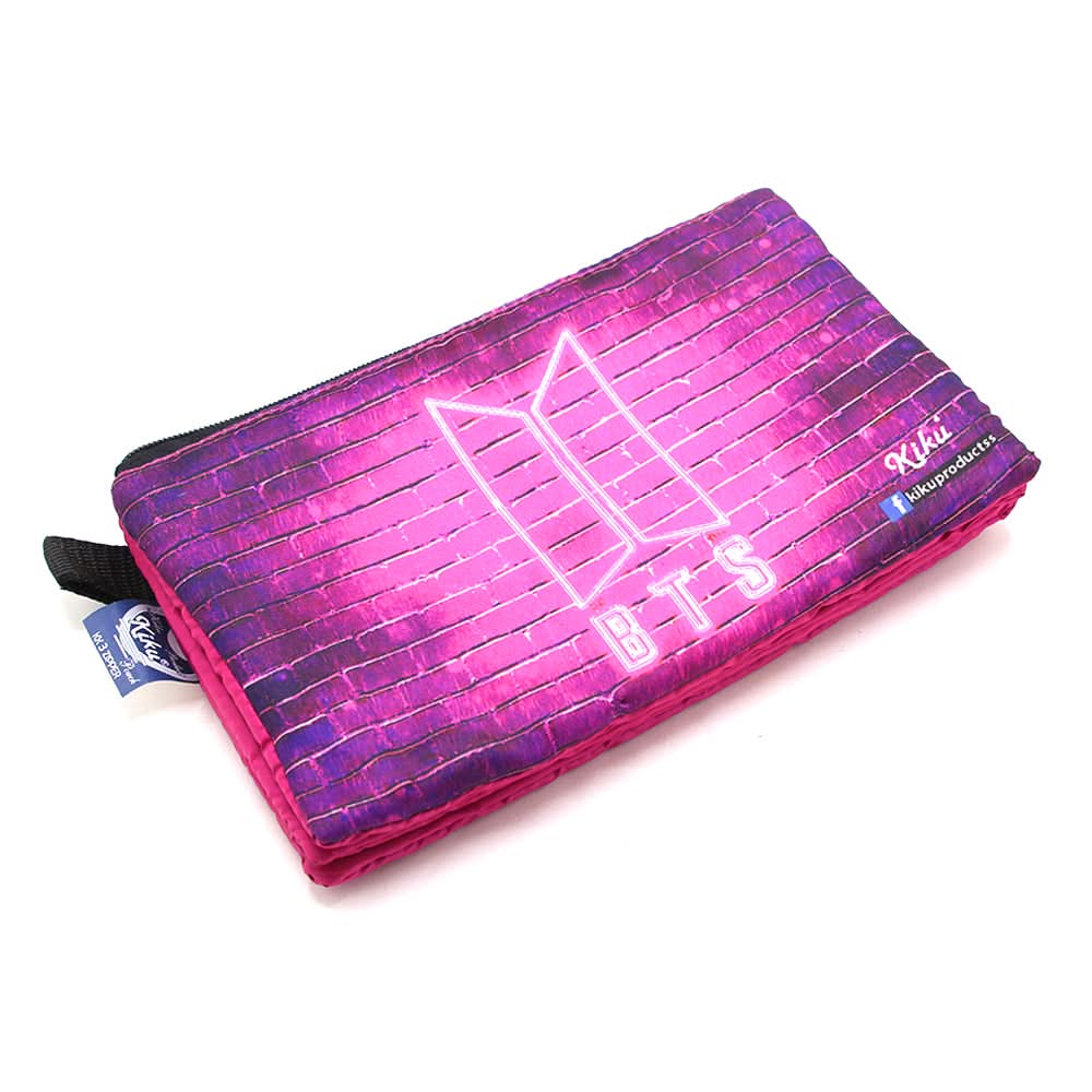 Pencil Pouch Three Zipper - Multi Color, Pencil Boxes & Stationery Sets, Chase Value, Chase Value