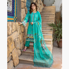 Schick Viscose With Fancy Dupatta Unstitched 3Pcs Suit - 6, Women, 3Pcs Shalwar Suit, MI Creation, Chase Value