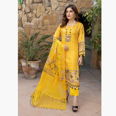 Schick Viscose With Fancy Dupatta Unstitched 3Pcs Suit - 8, Women, 3Pcs Shalwar Suit, MI Creation, Chase Value