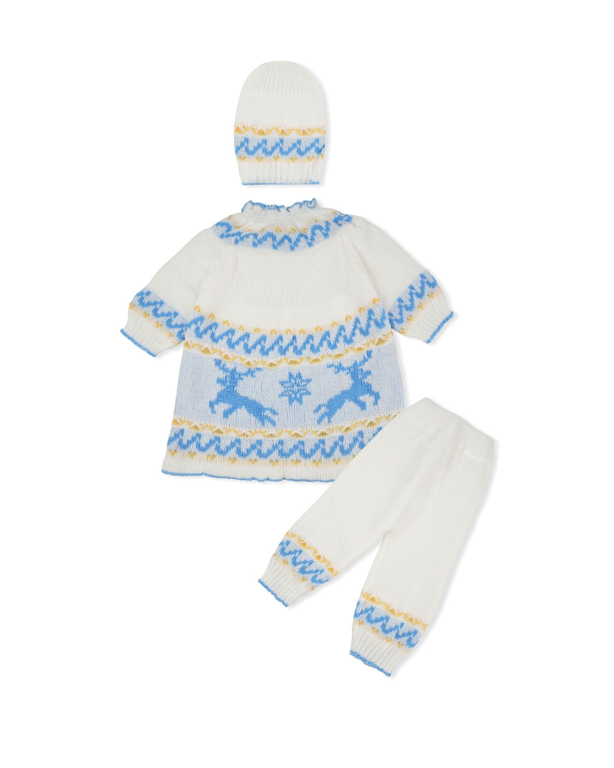 Newborn Girls Irani Suit 3 Piece Set, Newborn Girls Sets & Suits, Chase Value, Chase Value