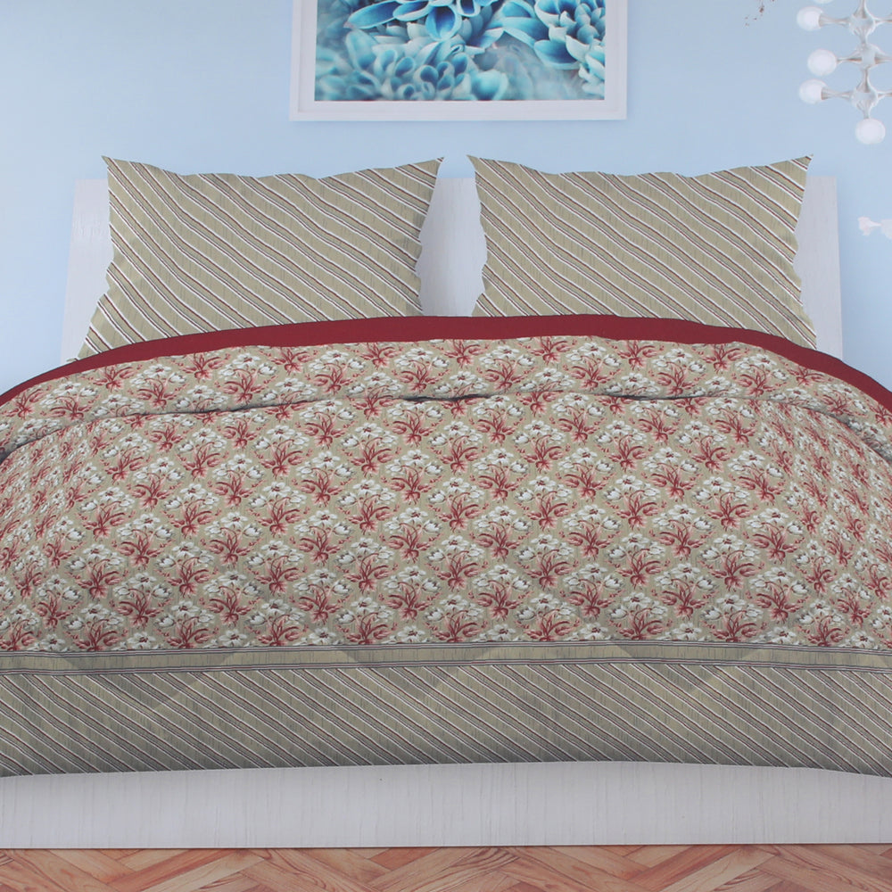 Printed King Bed Sheet - Multi Color, King Size Bed Sheet, Chase Value, Chase Value