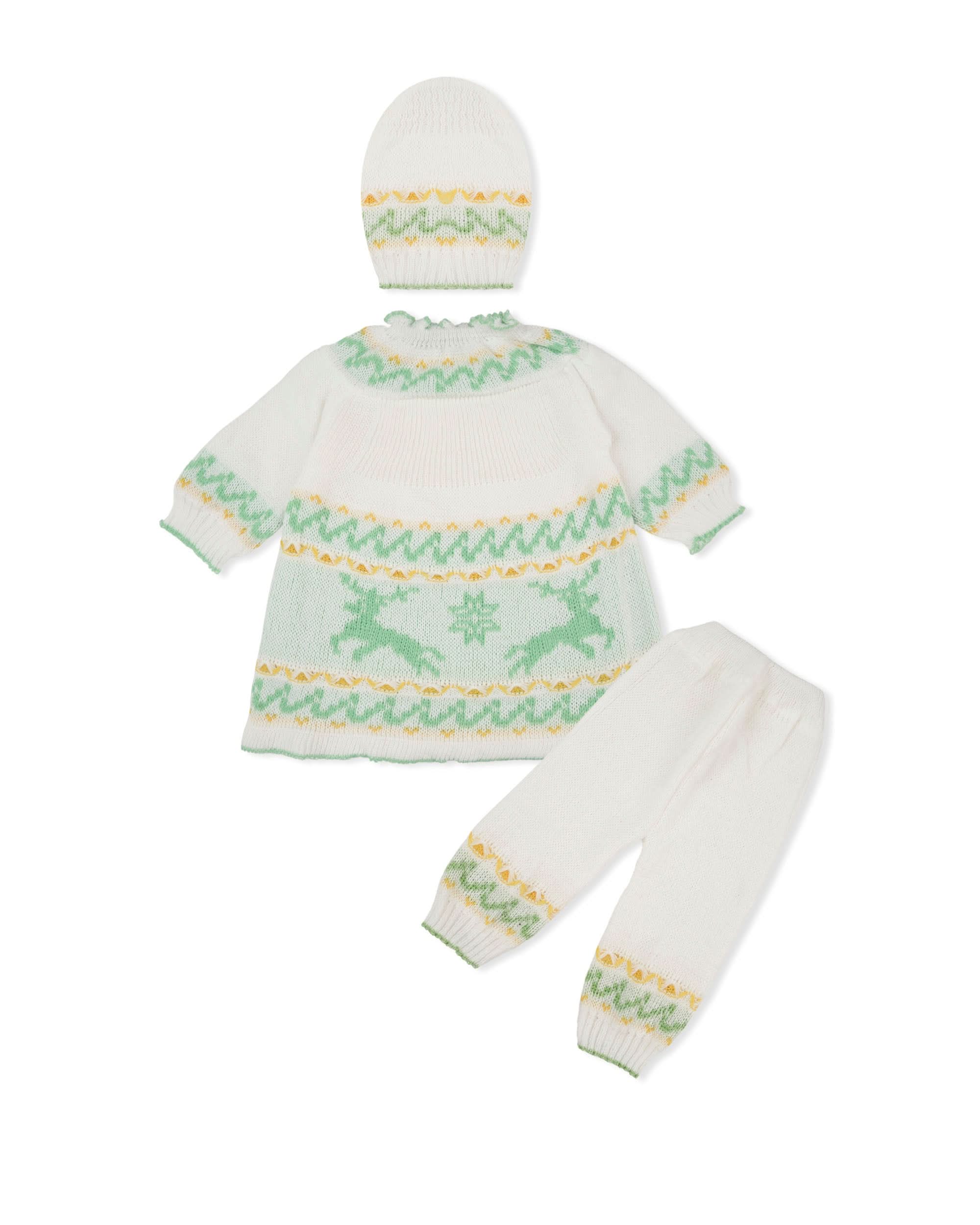 Newborn Girls Irani Suit 3 Piece Set, Newborn Girls Sets & Suits, Chase Value, Chase Value