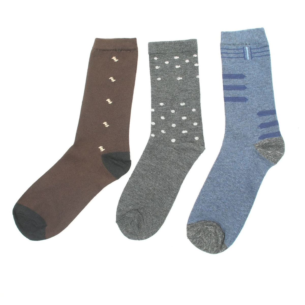Men’s 3pcs Socks - Multi Color, Men's Socks, Chase Value, Chase Value