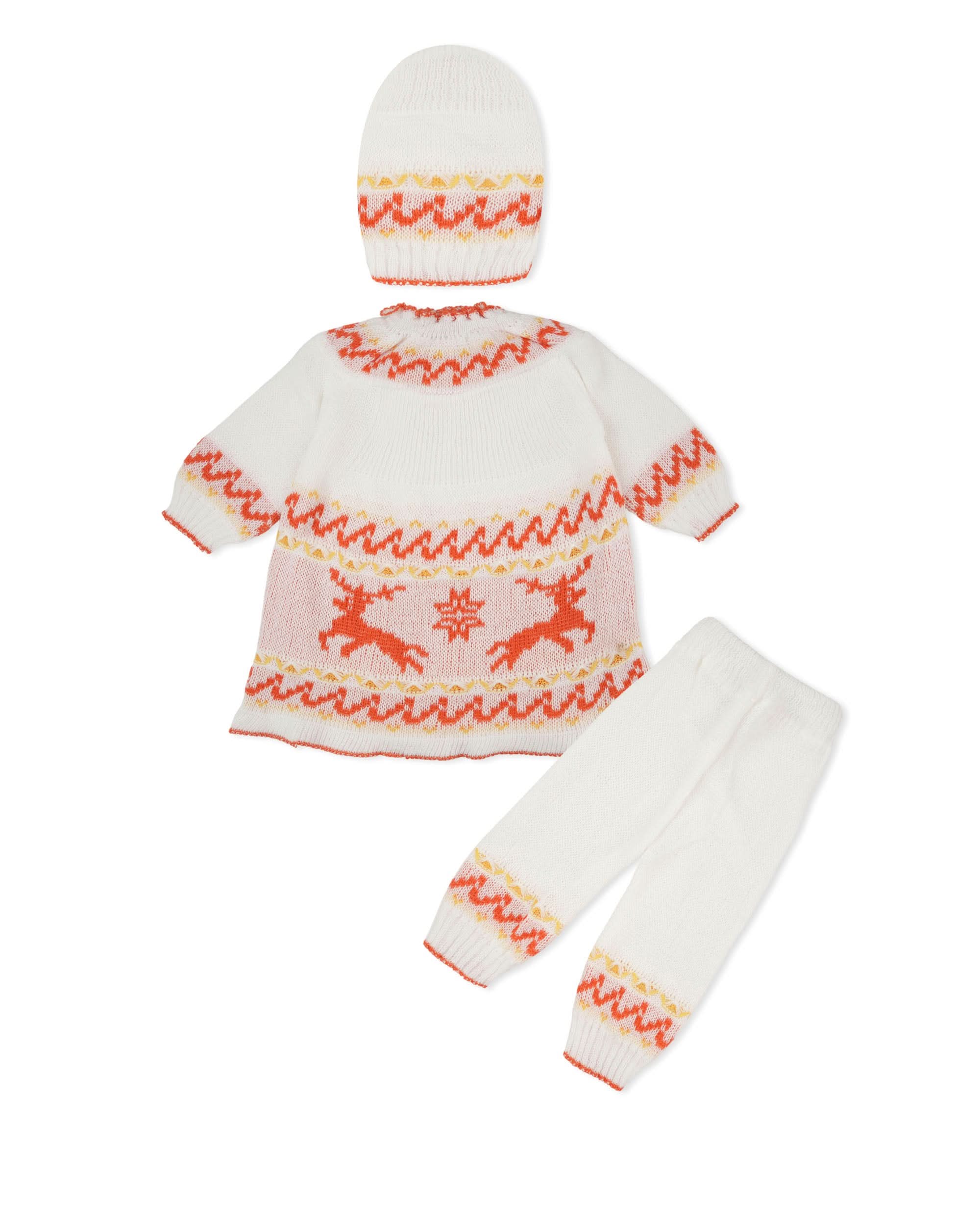 Newborn Girls Irani Suit 3 Piece Set, Newborn Girls Sets & Suits, Chase Value, Chase Value