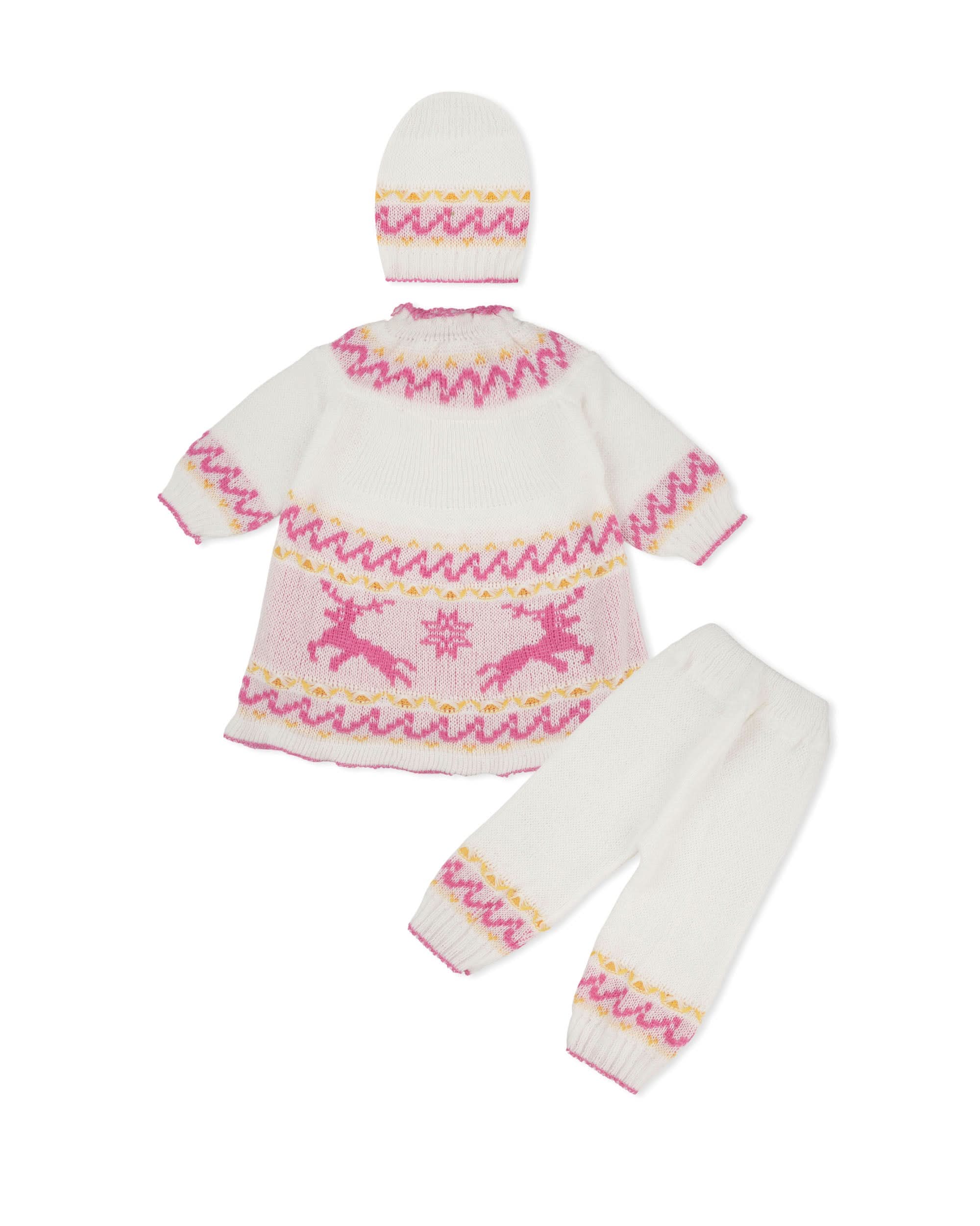 Newborn Girls Irani Suit 3 Piece Set, Newborn Girls Sets & Suits, Chase Value, Chase Value