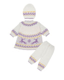 Newborn Girls Irani Suit 3 Piece Set, Newborn Girls Sets & Suits, Chase Value, Chase Value