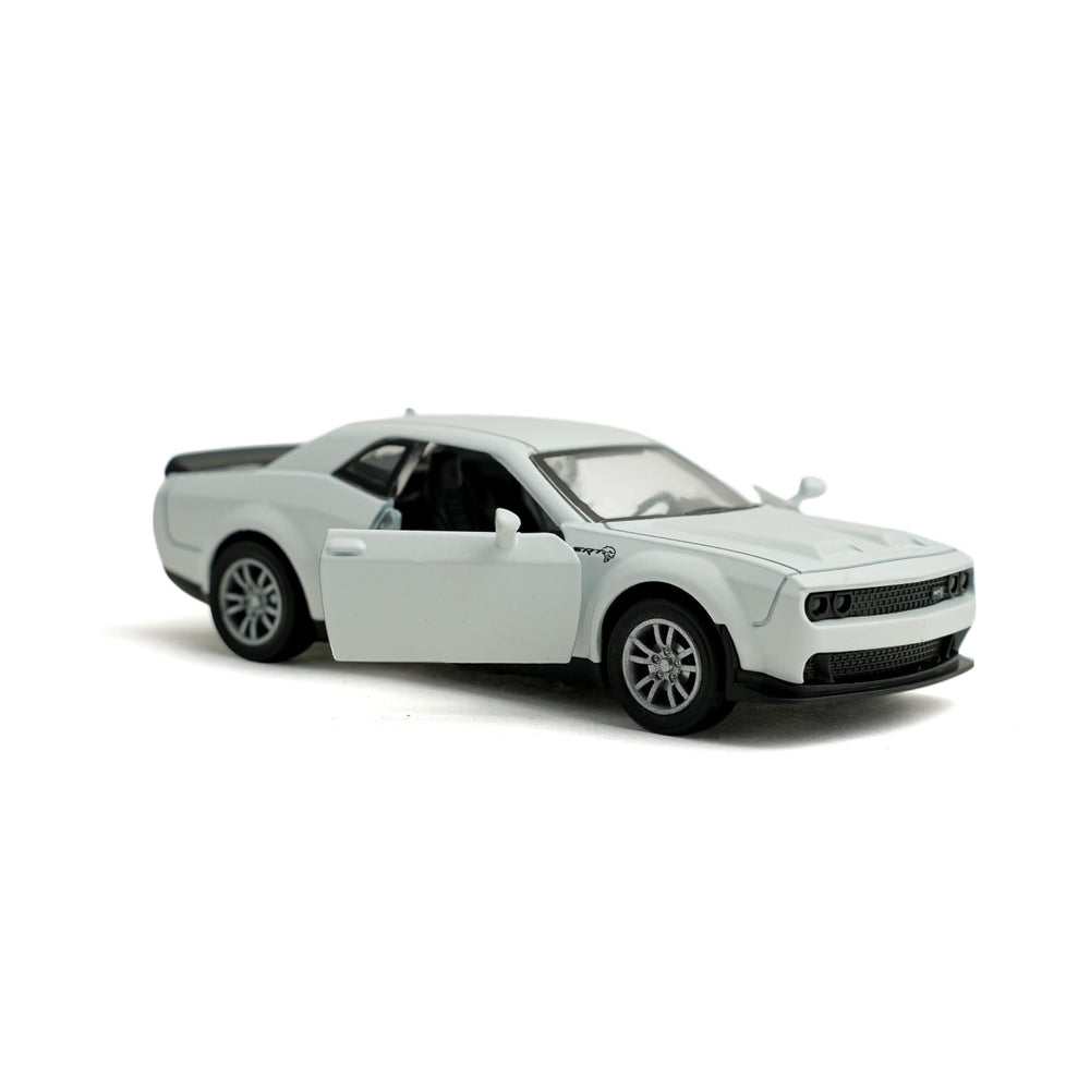 Die Cast Car With Light And Sound - White, Die-cast Model Car, Chase Value, Chase Value