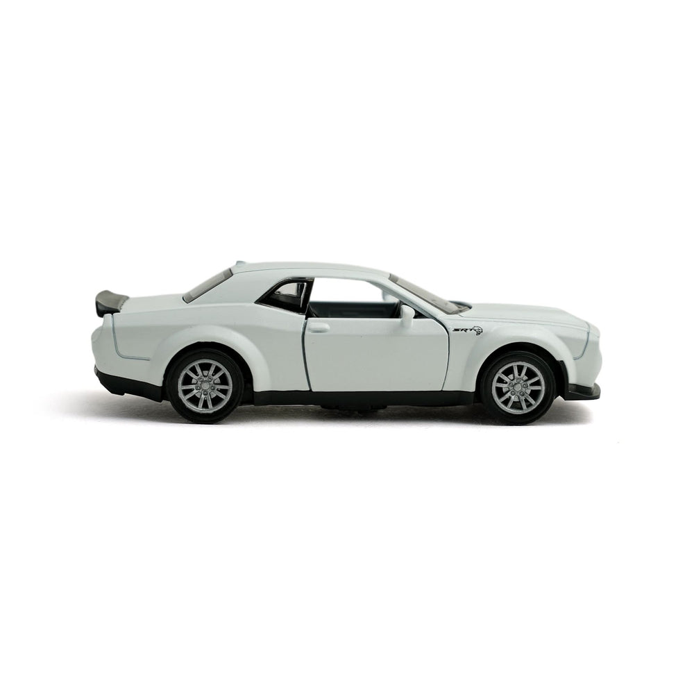 Die Cast Car With Light And Sound - White, Die-cast Model Car, Chase Value, Chase Value