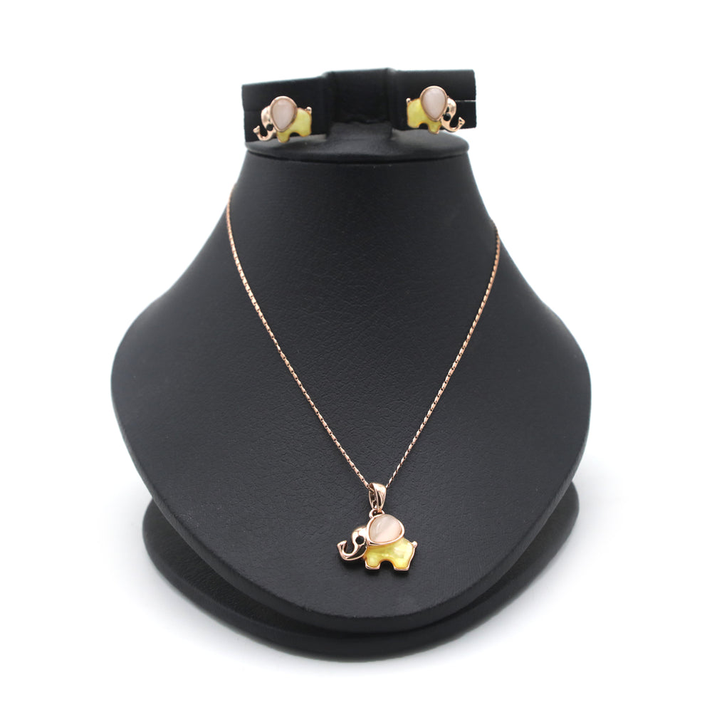 Women's Locket Set - Yellow, Women Chains & Lockets, Chase Value, Chase Value