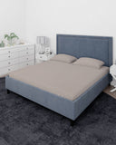 Valuables Plain Cotton Double Bedsheet 90x102, Double Size Bed Sheet, Chase Value, Chase Value