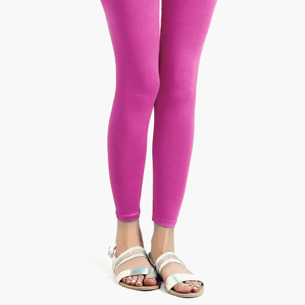 Women's Plain Tights - Fuschia, Women Pants & Tights, Chase Value, Chase Value
