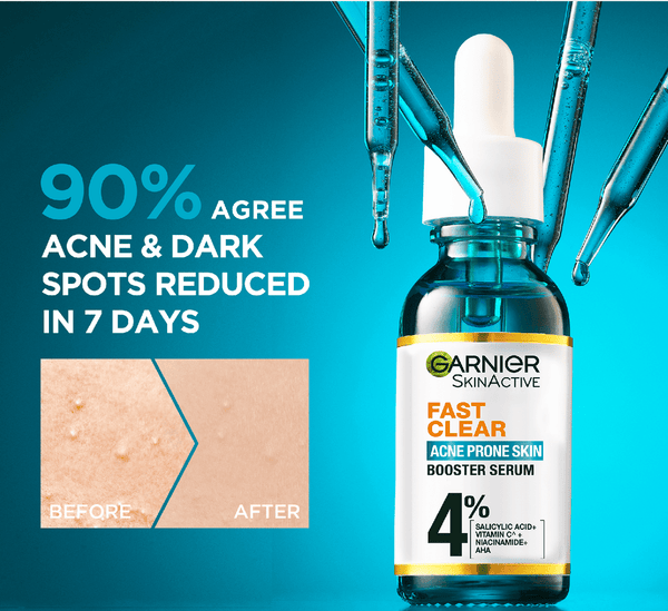 Garnier Fast Clear Serum For Acne Prone Skin 30ml