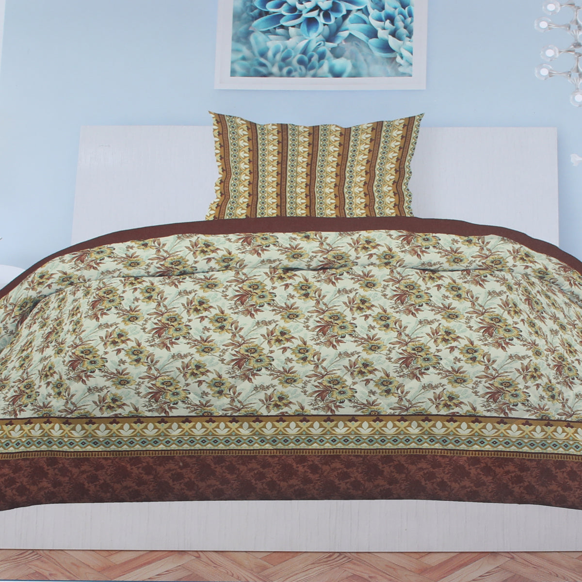 Single Bed Sheet Percale Finish - Multi Color, Single Size Bed Sheet, Chase Value, Chase Value