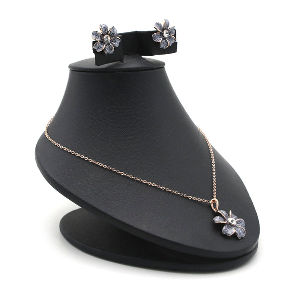 Women's Locket Set - Grey