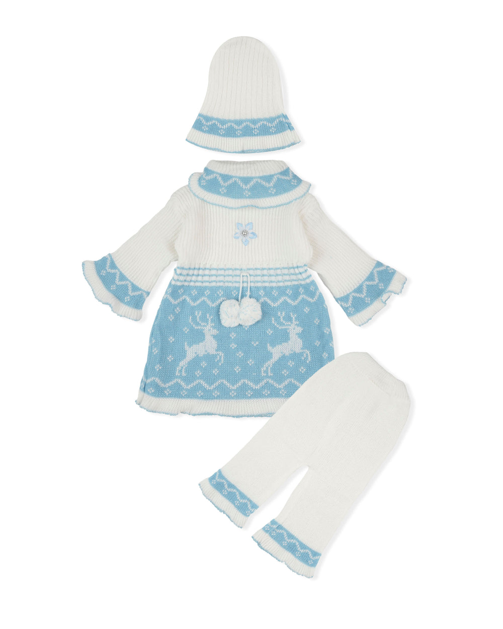 Newborn Girls Irani Suit 3 Piece Set, Newborn Girls Sets & Suits, Chase Value, Chase Value