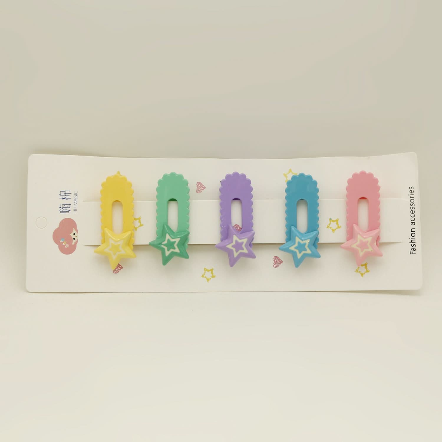 Girls Hair Pin Pack Of 5 - Multi Color, Girls Hair Accessories, Chase Value, Chase Value