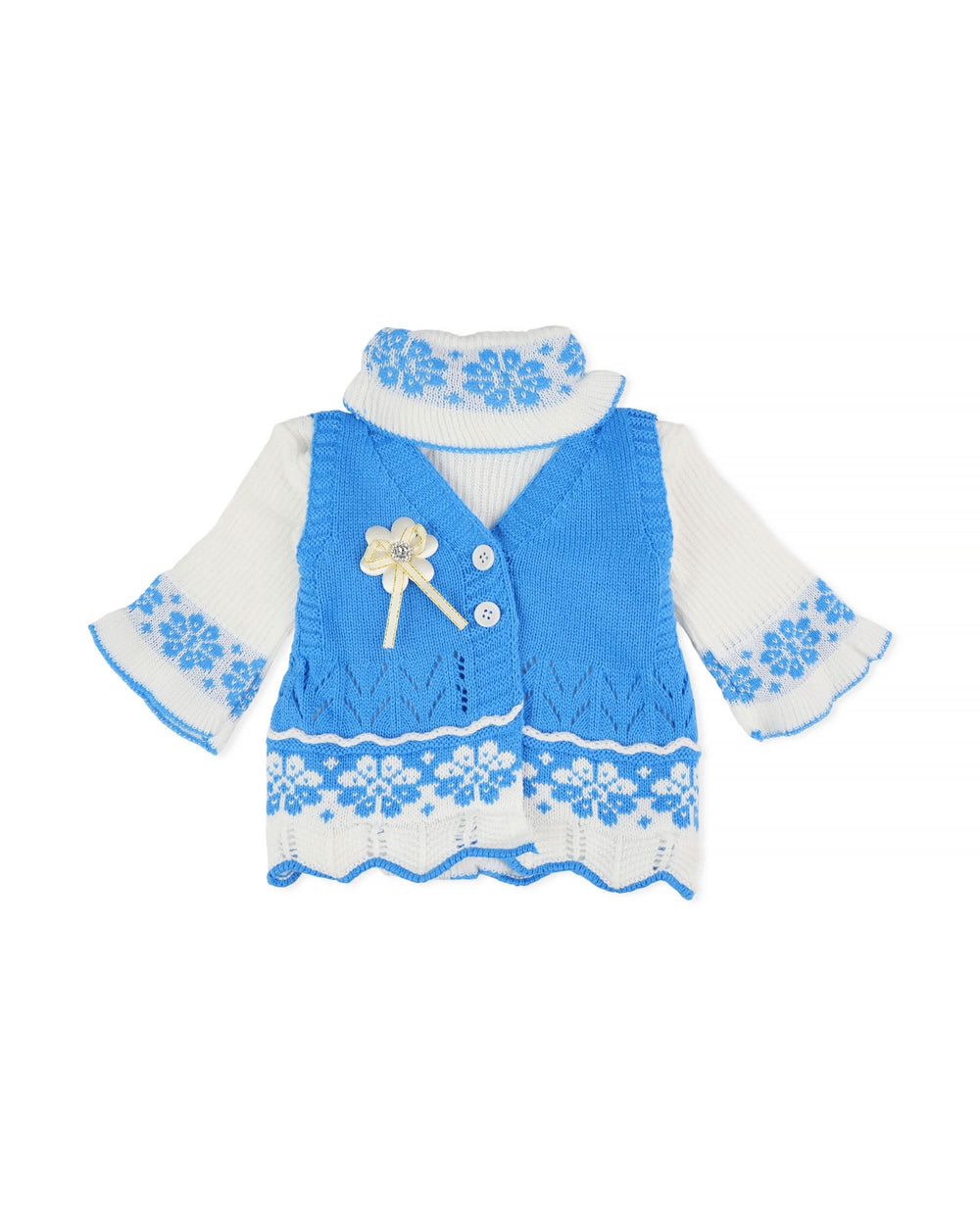 Newborn Girls Irani Suit – 4 Piece Set, Newborn Girls Sets & Suits, Chase Value, Chase Value