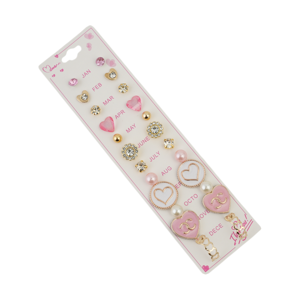 Girls Tops Card pack Of 12, Girls Earrings & Tops, Chase Value, Chase Value