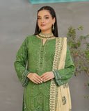 Gulfishan By RA-Bin Hameed Embroidered Unstitched 3Pcs Suit With Shawl - TS-2013, Women, 3Pcs Shalwar Suit, Rana Arts, Chase Value