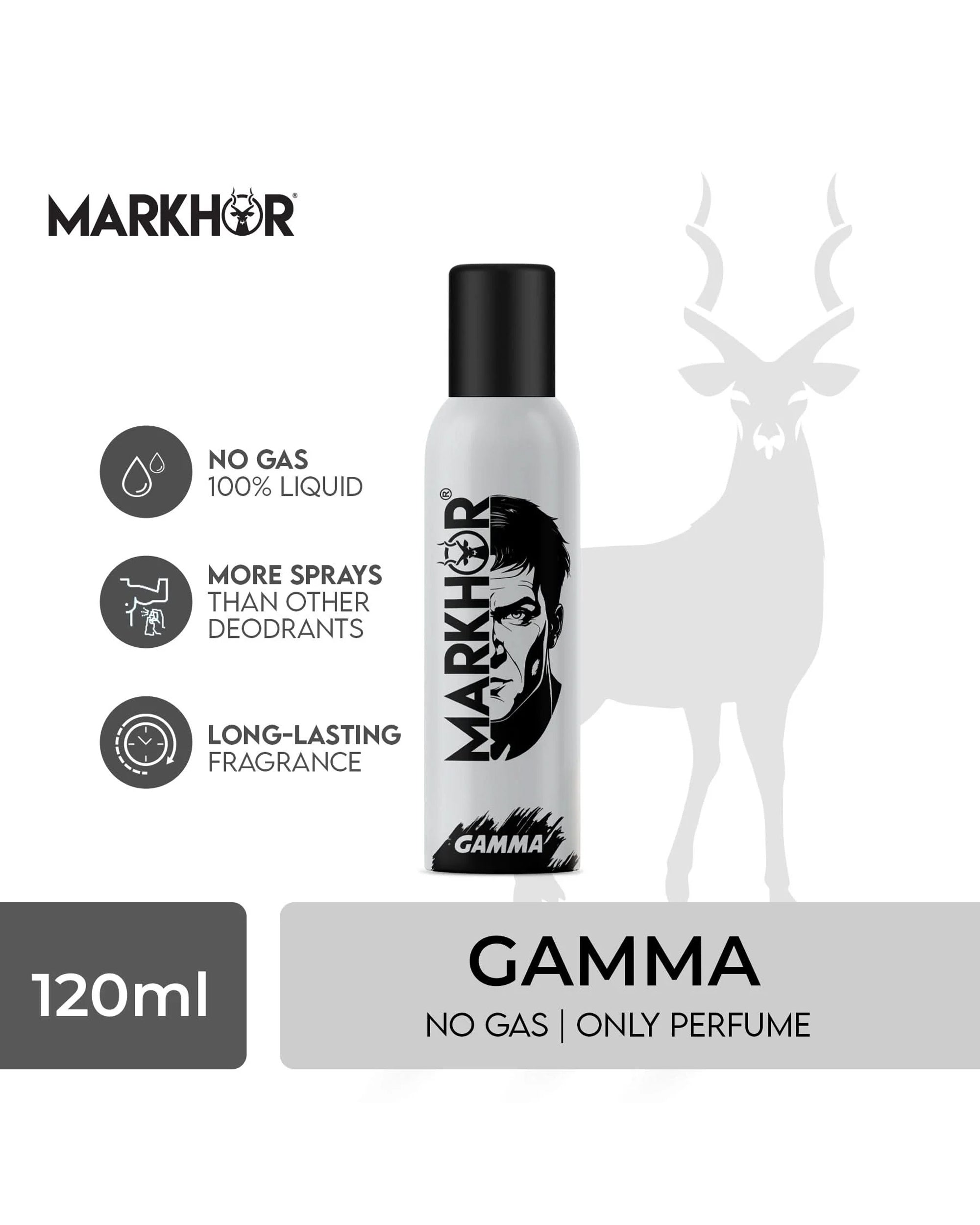 Markhor Body Spray Noir - 120ml