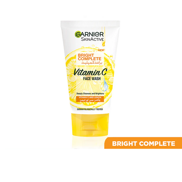 Garnier Skin Active Bright Complete Vitamin C Face Wash, 100ml