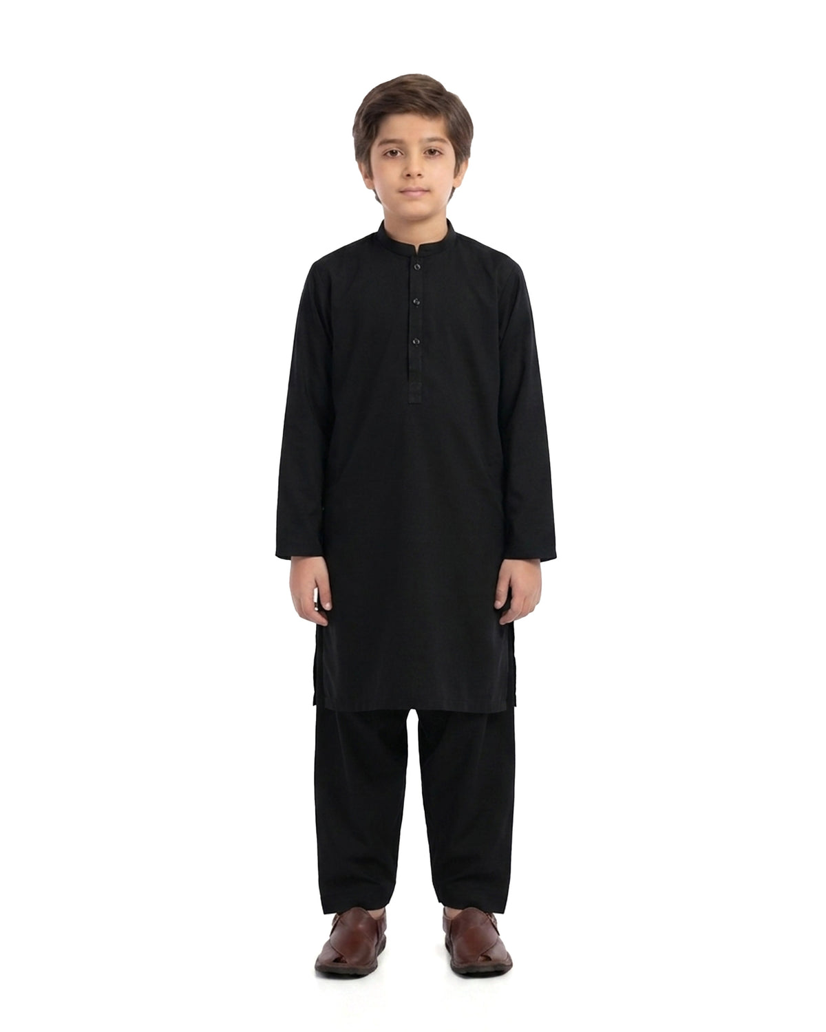 Valuables Boys' Plain Shalwar Kameez