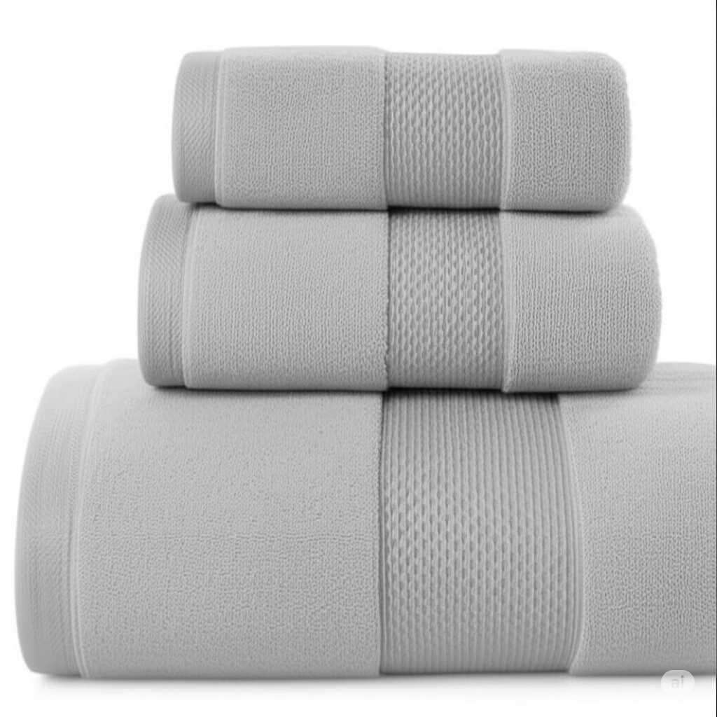 Terry Towel Set 3 Pcs Pack, Bath Towels, Chase Value, Chase Value