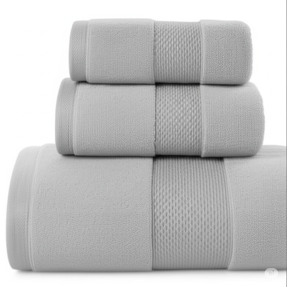 Terry Towel Set 3 Pcs Pack, Bath Towels, Chase Value, Chase Value