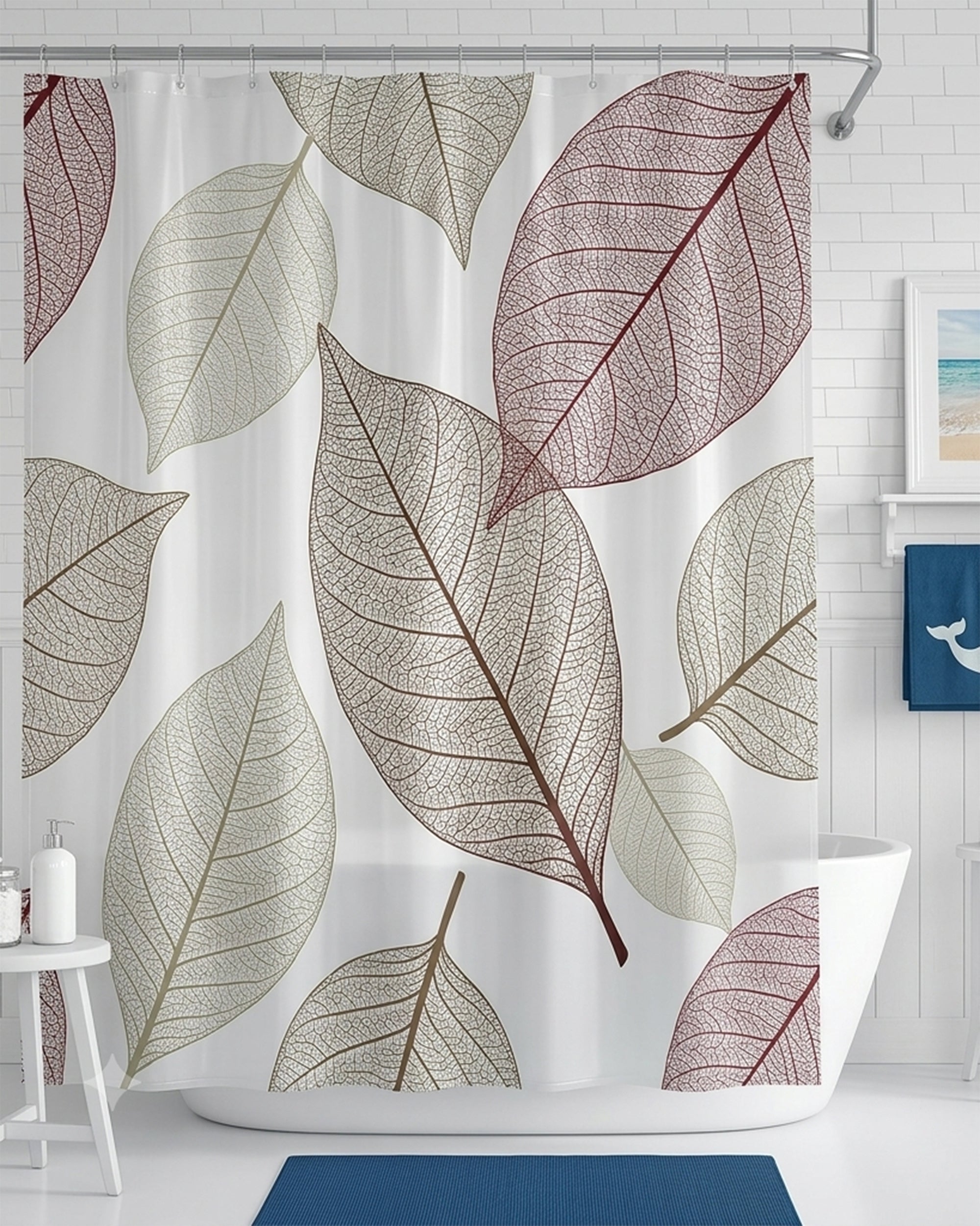PEVA Shower Curtain 180 x 180