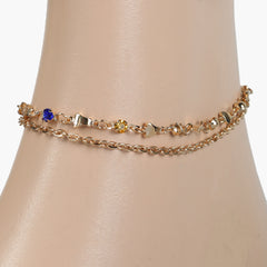 Women's Anklet - Golden, Women Foot Jewellery, Chase Value, Chase Value