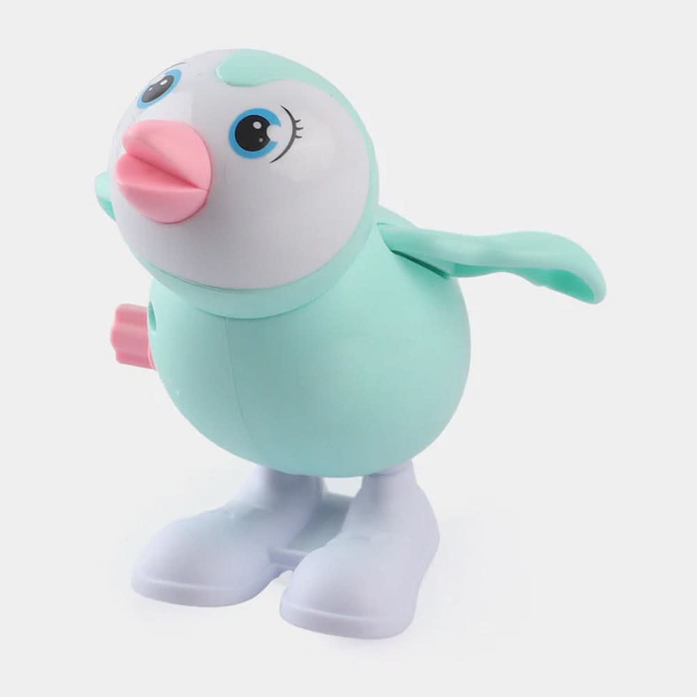 Jumping Penguin Toy - Light Green, Non-Remote Control, Chase Value, Chase Value