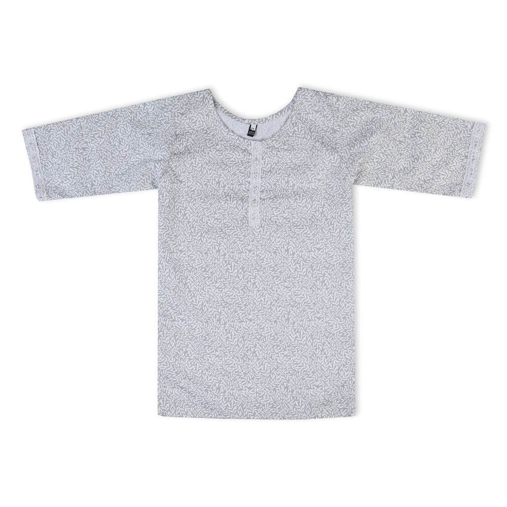 Girls Cotton 2Pcs Shalwar Suit - Grey & White, Girls Shalwar Kameez, Chase Value, Chase Value