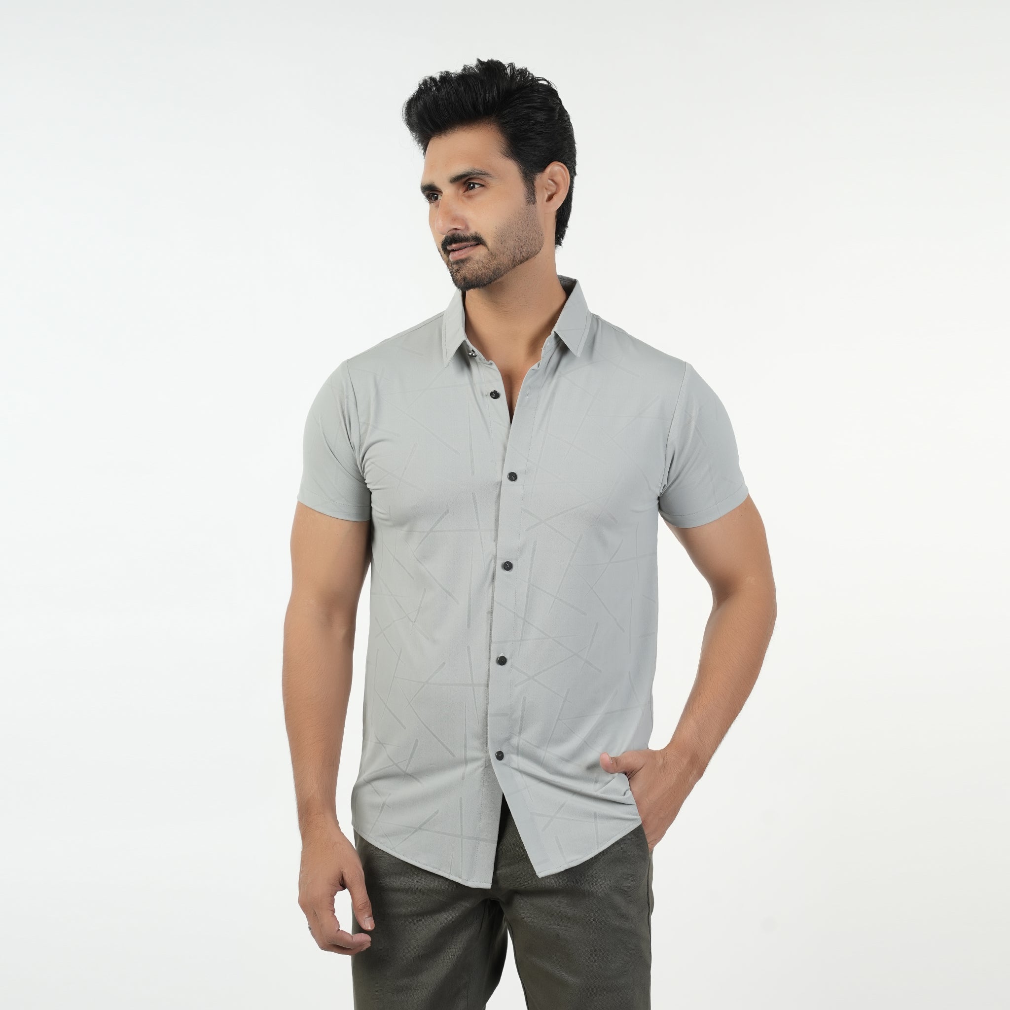 Men's Half Sleeves Front Open Polo T-Shirt, Men's T-Shirts & Polos, Chase Value, Chase Value