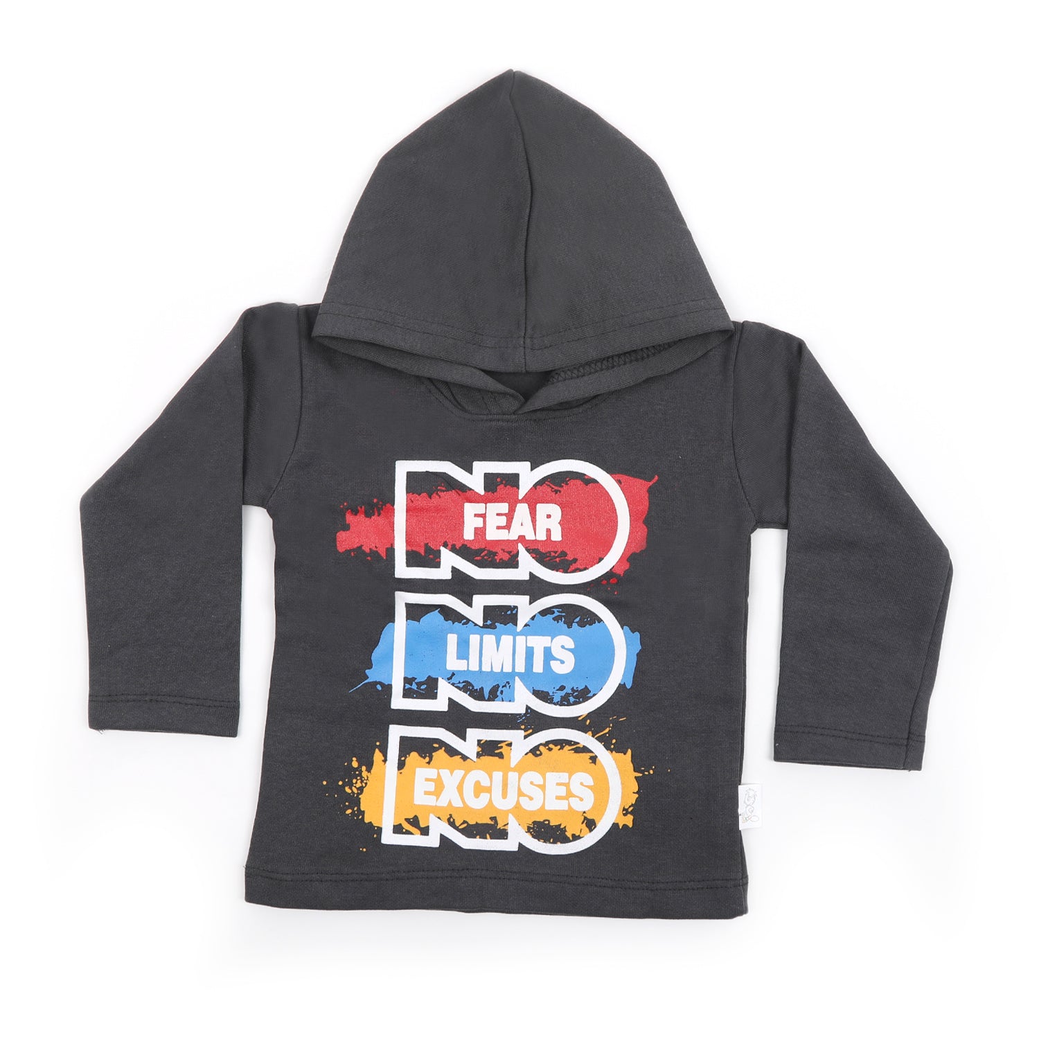 Boys Full Sleeves Hoodie - Grey, Boys Hoodies & Sweat Shirts, Chase Value, Chase Value