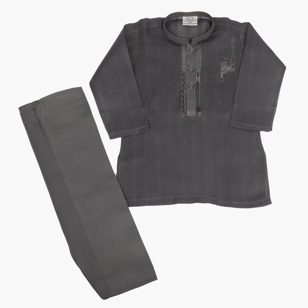 Boys Shalwar Suit - Grey, Boys Shalwar Kameez, Chase Value, Chase Value